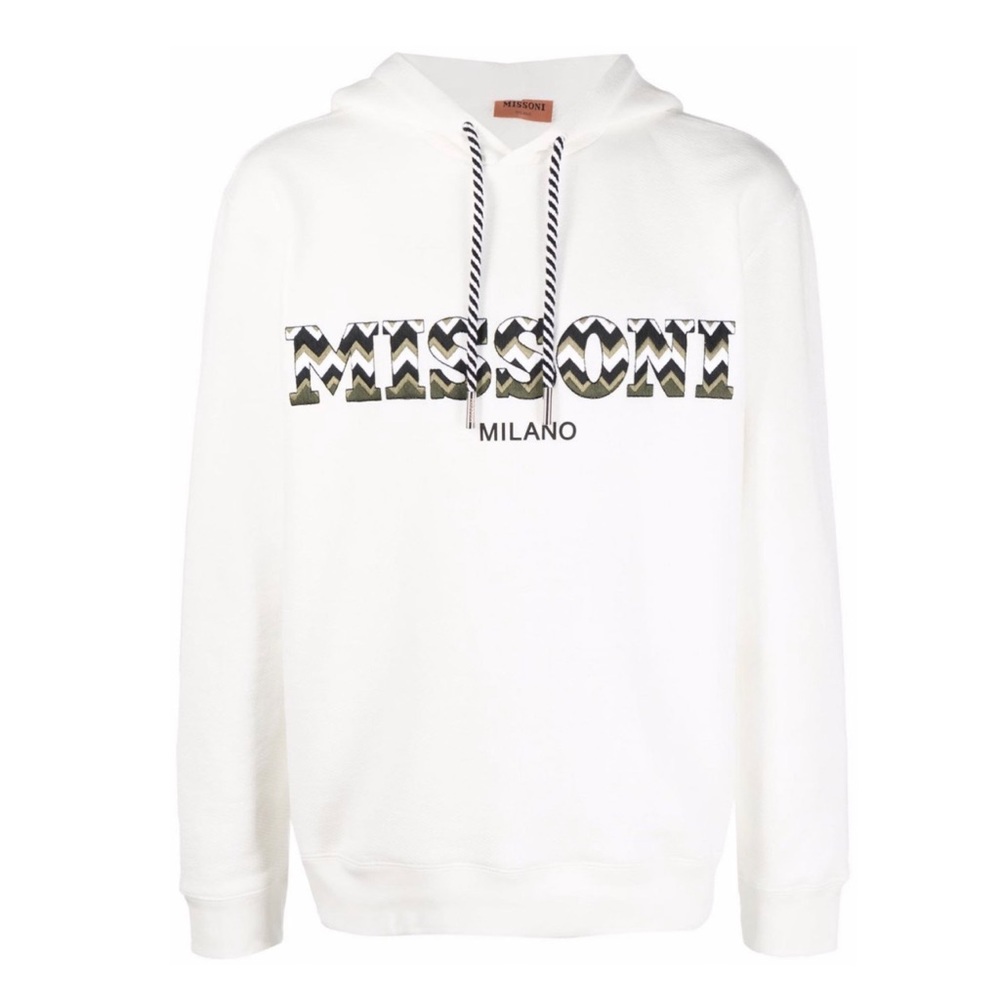Missoni embroidered logo hoodie